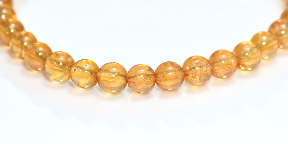 トップクォリティ]インペリアルトパーズブレスレット（約6mm玉