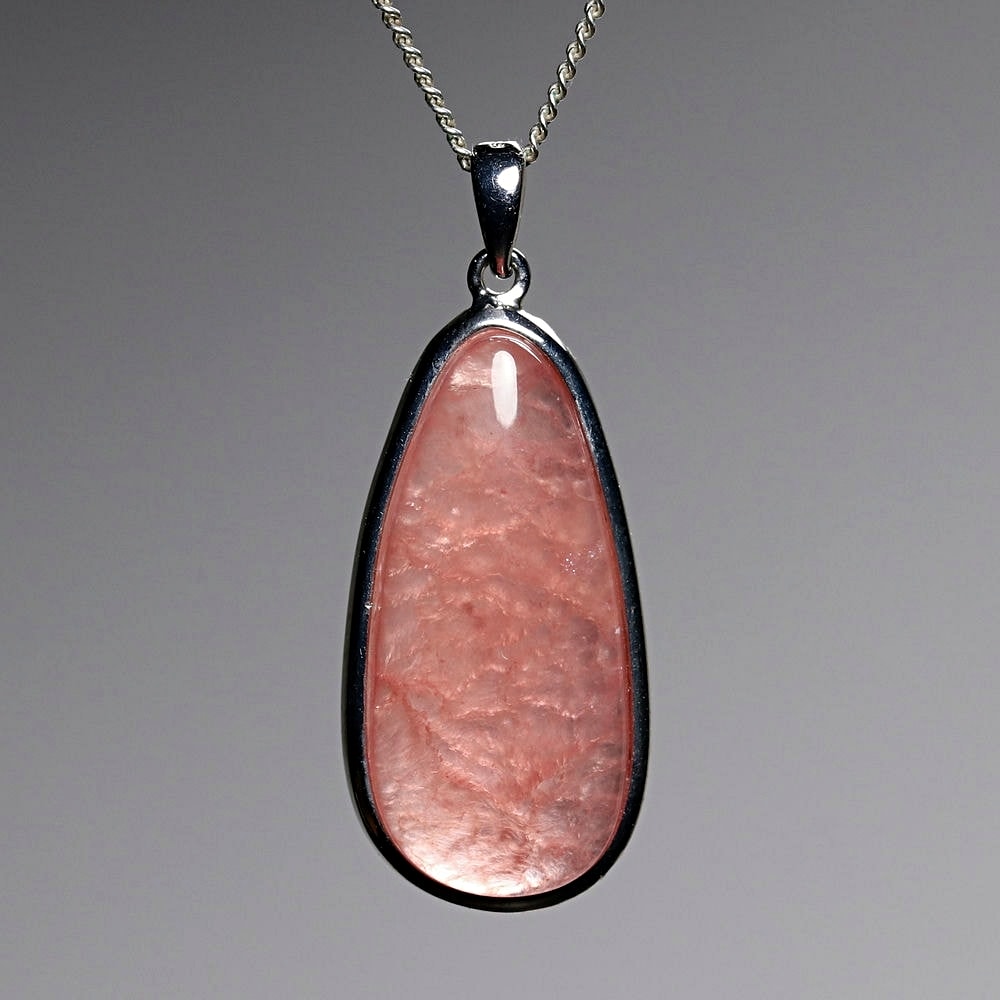 高品質]アルゼンチン産インカローズペンダントトップ/ロードクロサイト