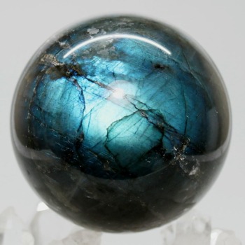 ラブラドライト丸玉（スフィア、球体石） - 埼玉県吉川市の天然石専門