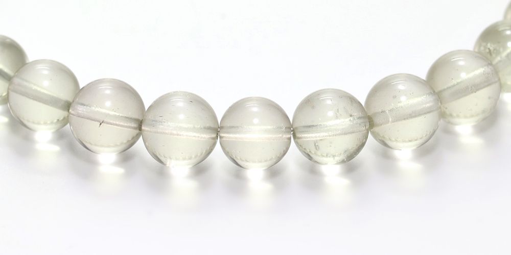 高品質+]天然リビアングラスブレスレット（約6.5mm玉） - 埼玉県吉川市