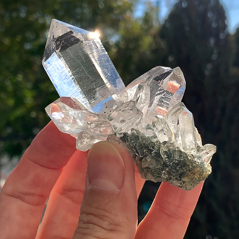 トップクォリティ]インド/マニハール産ヒマラヤ水晶クラスター/原石
