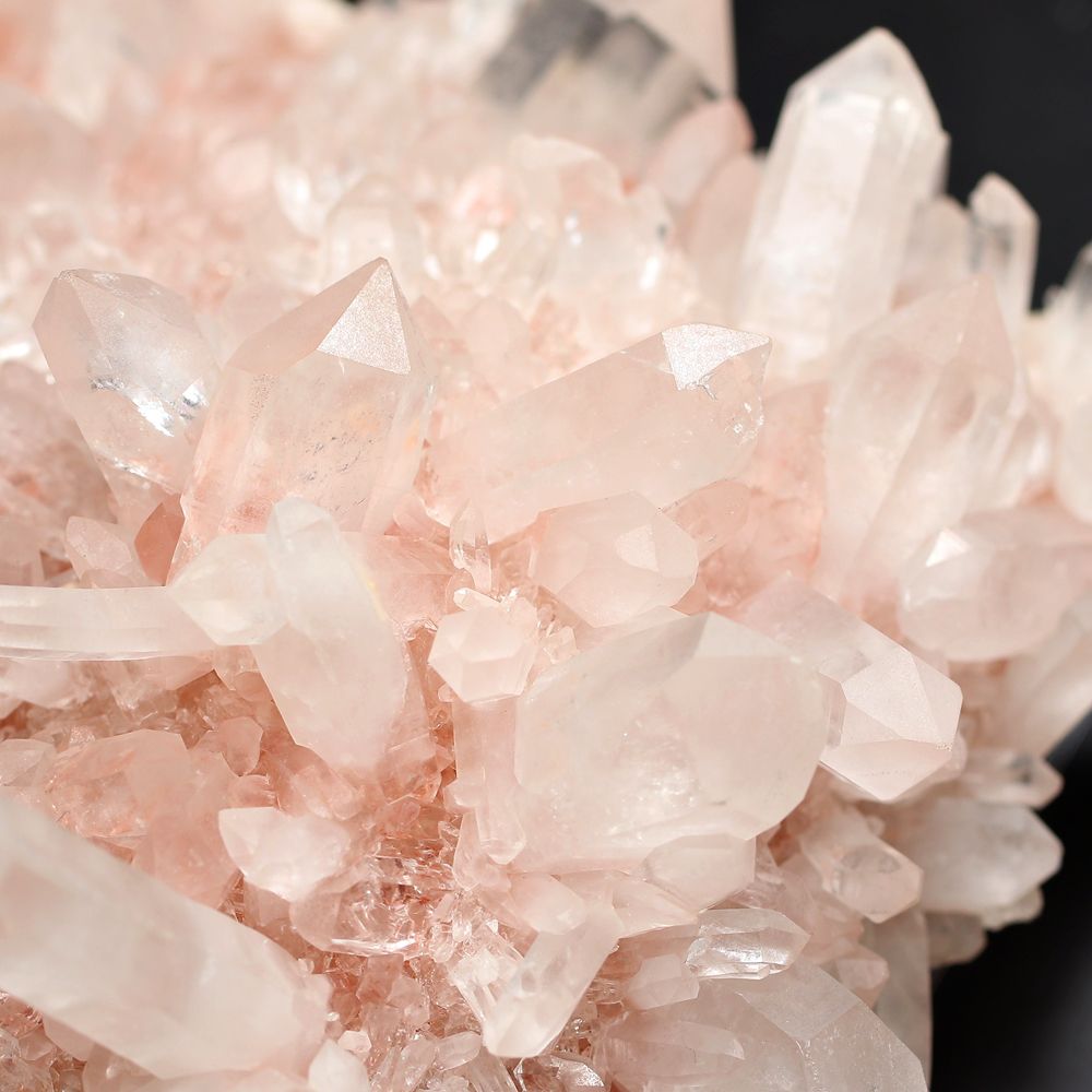 ヒマラヤ マニカラン 水晶クラスター 希少 レア ファントム ピンク