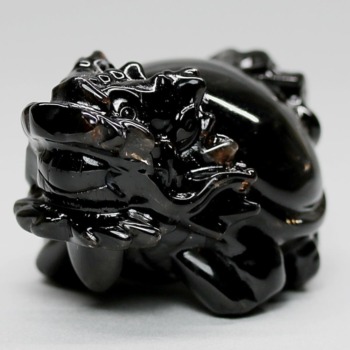 モリオン（黒水晶）ロングイ（龍亀） - 埼玉県吉川市の天然石専門店