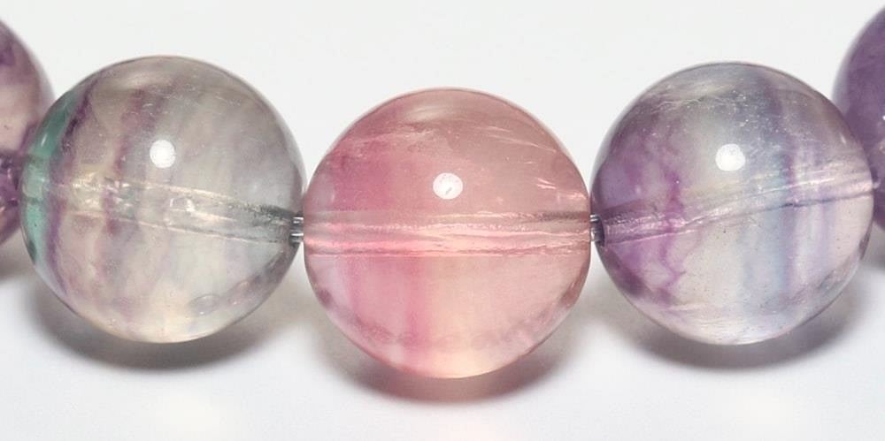 高品質++]ミックスカラーフローライトブレスレット（約11mm玉） - 埼玉