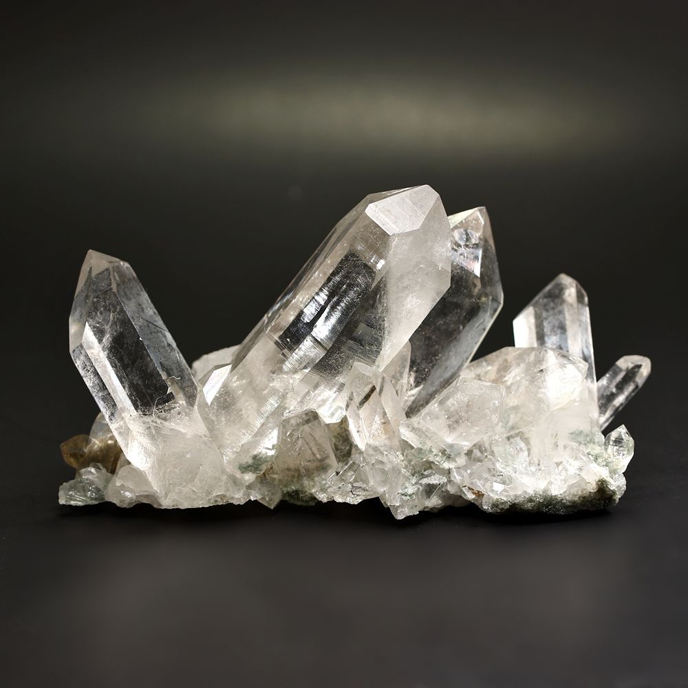 高品質++]インド/マニハール産ヒマラヤ水晶クラスター（353g原石