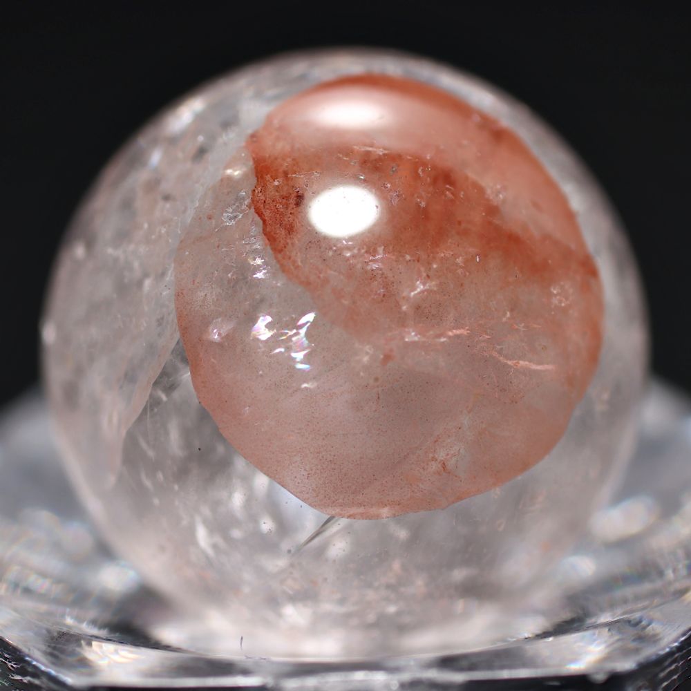 インド/マニカラン産ヒマラヤ水晶丸玉/ミニスフィア（直径20.1mm