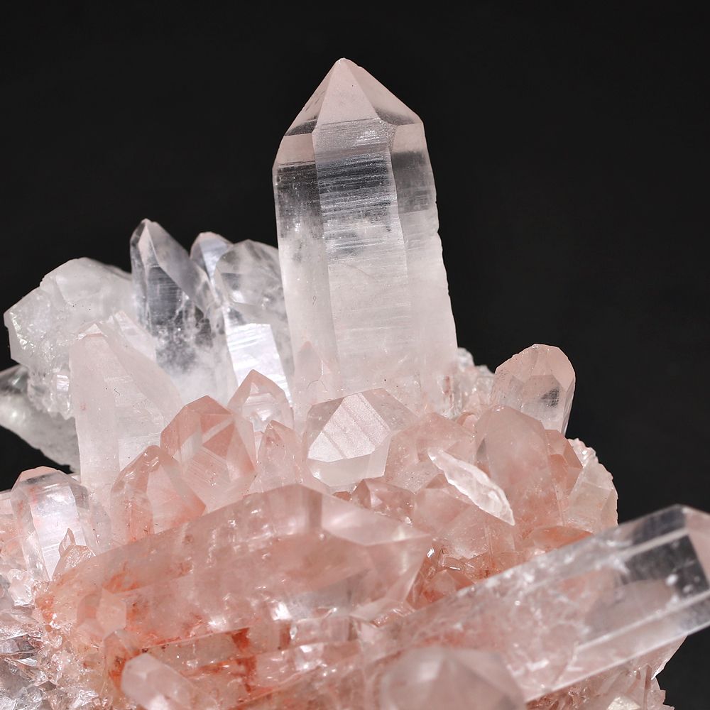 高品質]インド/マニカラン産ヒマラヤ水晶原石クラスター（133g