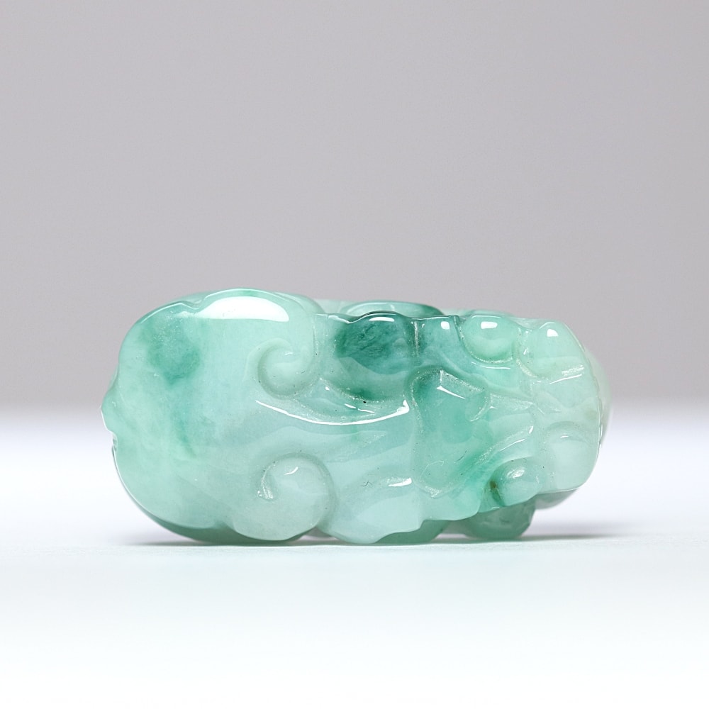 高品質++]ミャンマー産ヒスイ彫刻/翡翠（貔貅/ヒキュウ） - 埼玉県吉川