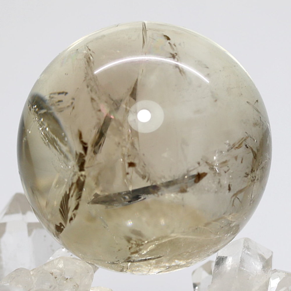 特別価格/希少・高品質]マダガスカル産天然ライトシトリン丸玉