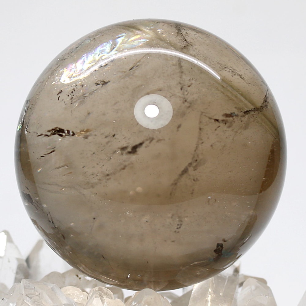 特別価格/希少・高品質]マダガスカル産天然スモーキーシトリン丸玉