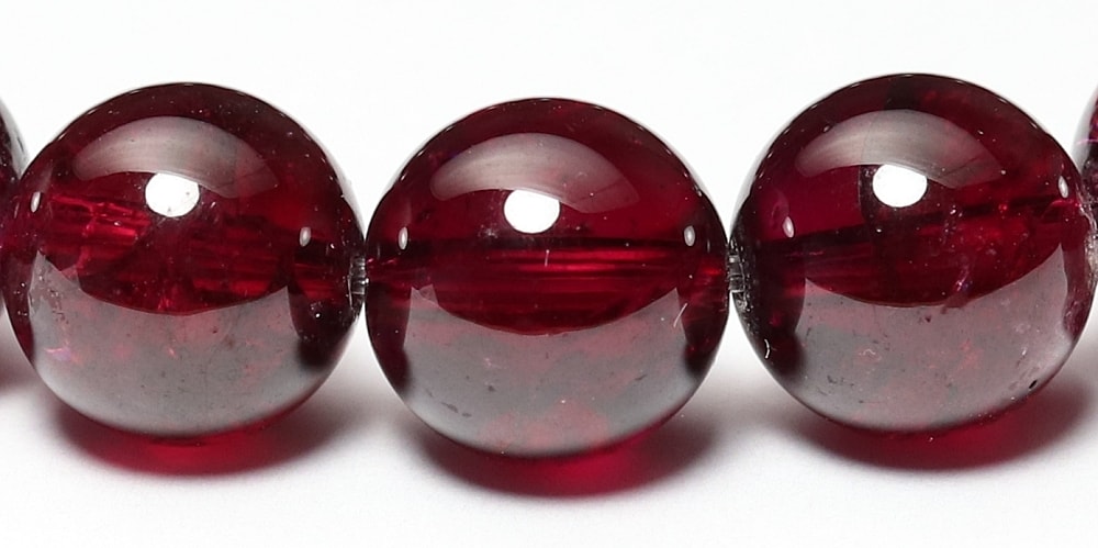 高品質++]ロードライトガーネットブレスレット（約8.5mm玉） - 埼玉県