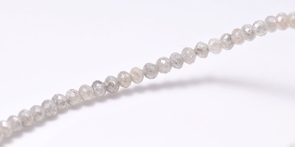 高品質++]ホワイトダイヤモンドブレスレット（約3mm/15.5ct） - 埼玉県