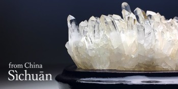 中国/四川省産水晶クラスター（未加工原石、群晶） - 埼玉県吉川市の