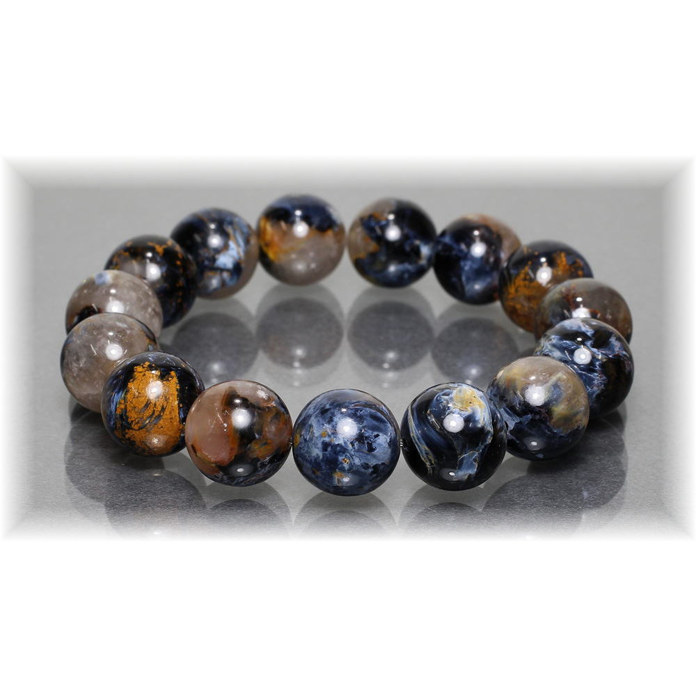 ピーターサイトシリカブレスレット（約14mm玉） - 埼玉県吉川市の