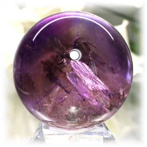 ブラジル産アメジストエレスチャル丸玉/スフィア - 埼玉県吉川市の