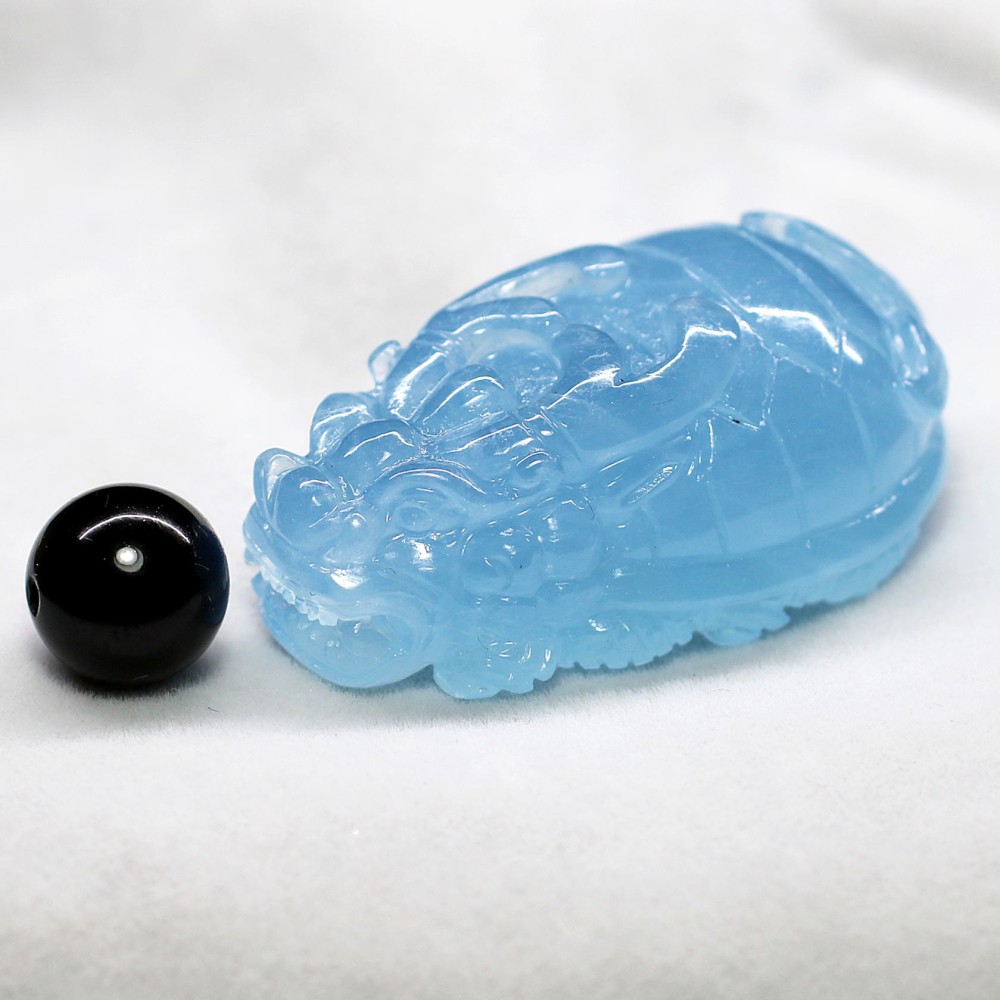 専用✨希少✨ムーンストーンロングイ ブルーショット 龍亀 専用✨希少