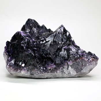 ブラックアメジストクラスター（未加工原石、群晶） - 埼玉県吉川市の