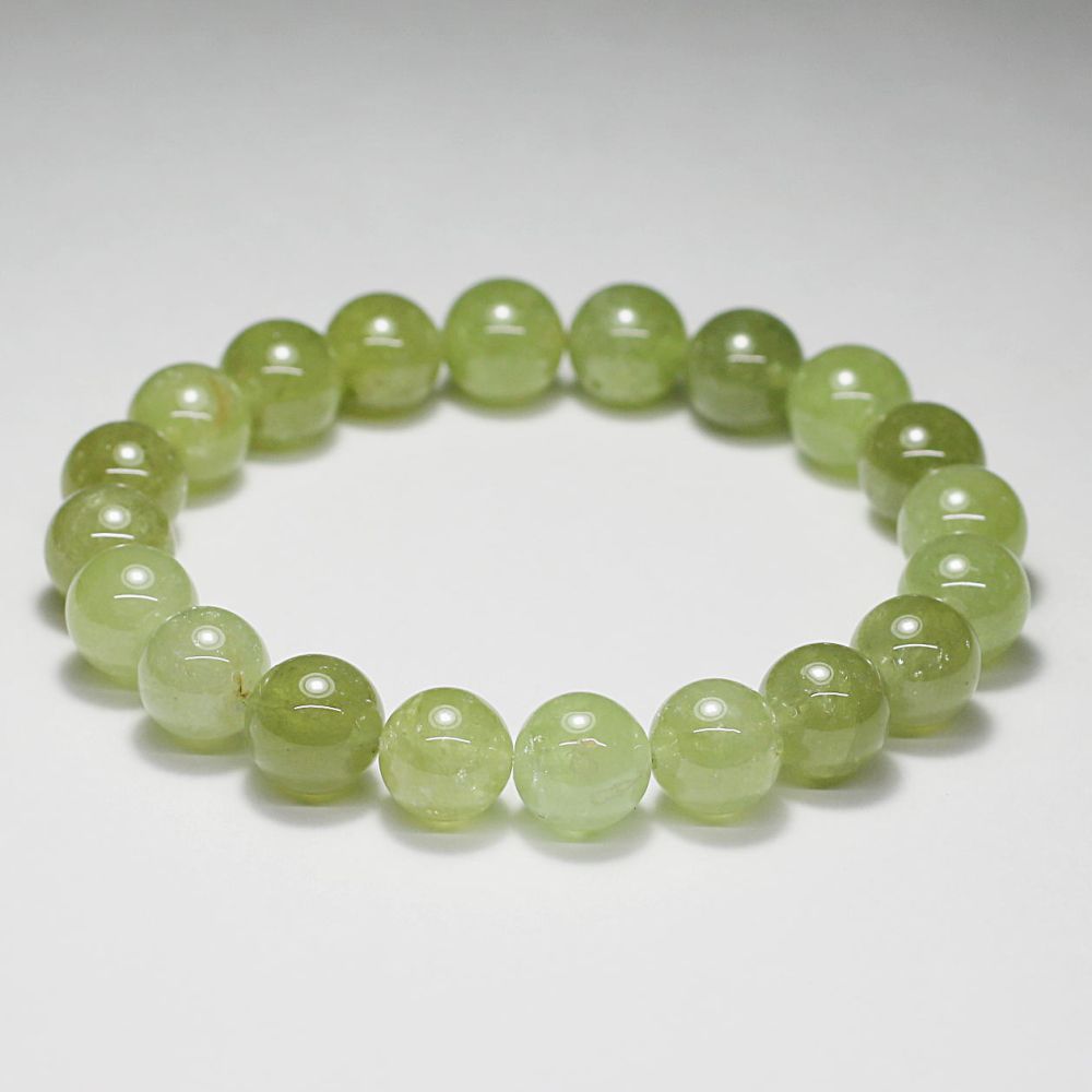 高品質]グリーンガーネットブレスレット（約9.5mm玉） - 埼玉県吉川市
