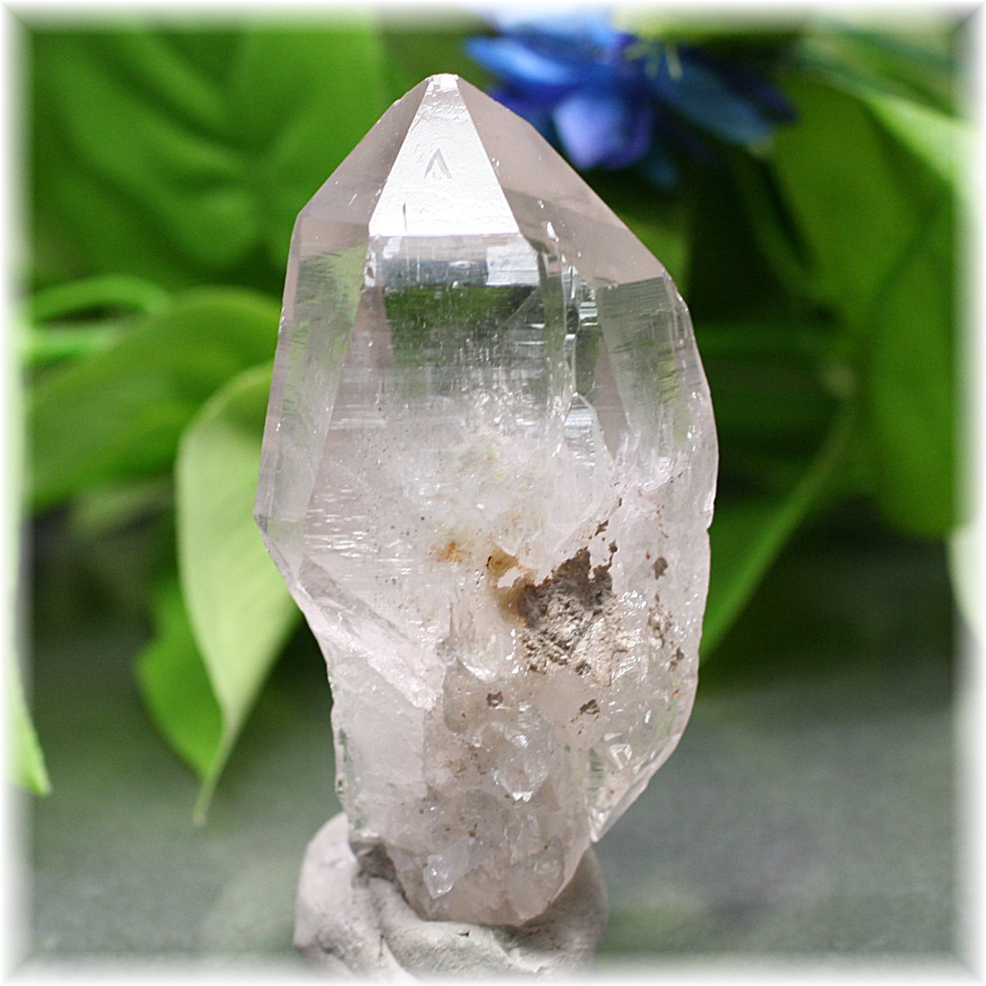 ガネッシュヒマール産]ヒマラヤ水晶原石ナチュラルポイント/レコード