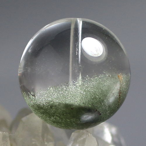 最高品質]ブラジル産グリーンガーデンファントムクォーツ1粒売り（16.7