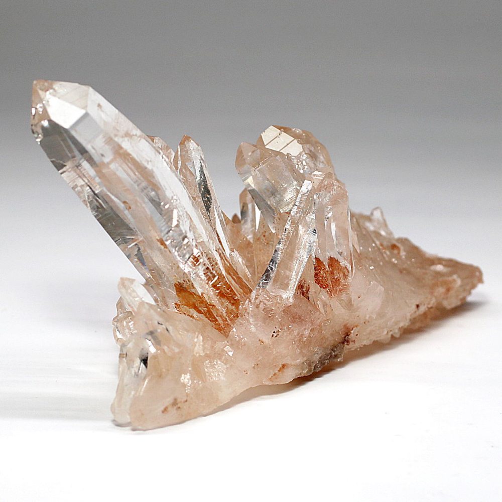 高品質・インド/グラハン産]オレンジヒマラヤ水晶クラスター/ミニ