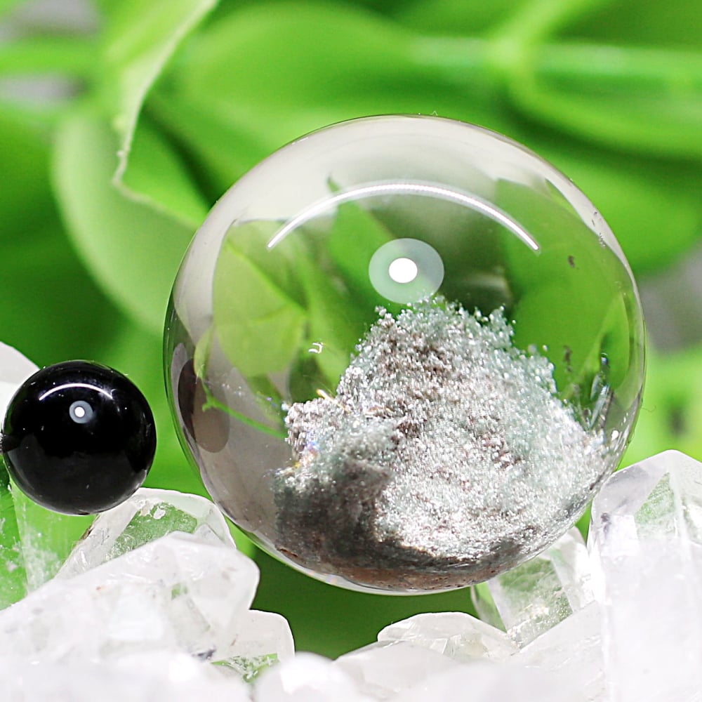 トップクォリティ]ガーデンクォーツ丸玉/ガーデン水晶スフィア（球体