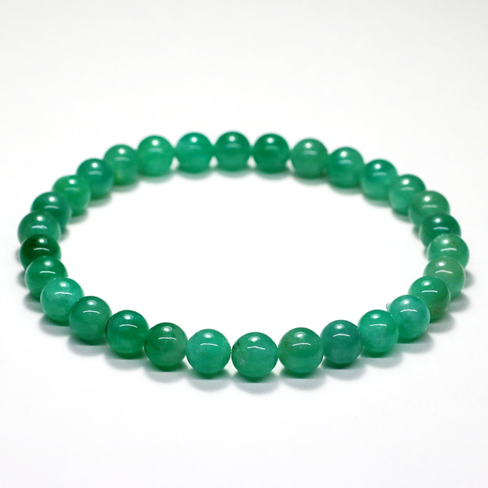 高品質] エメラルドブレスレット（約6mm玉） - 埼玉県吉川市の天然石