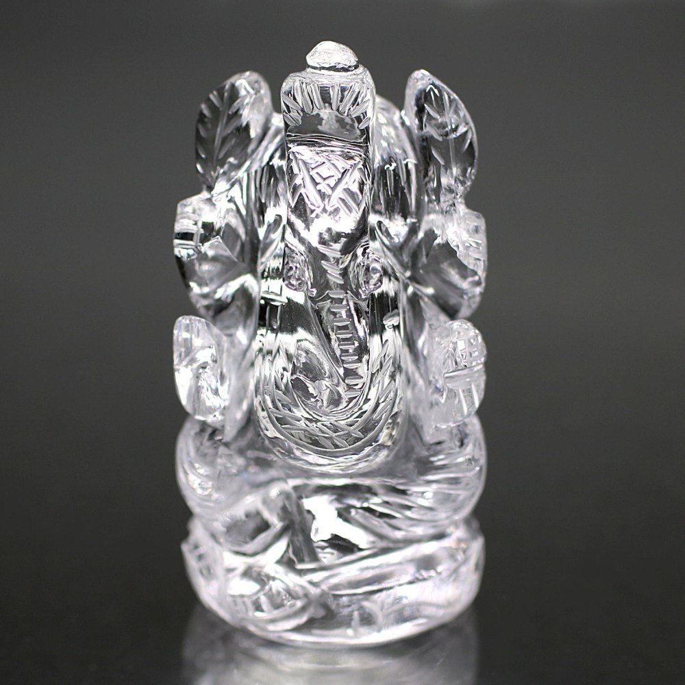 インド産]ヒマラヤ水晶ガネーシャ像（ミニサイズ） - 埼玉県吉川市の