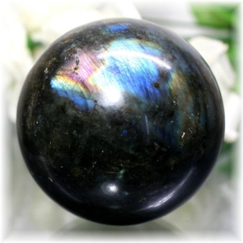 マダガスカル産]ラブラドライト丸玉/スフィア - 埼玉県吉川市の天然石