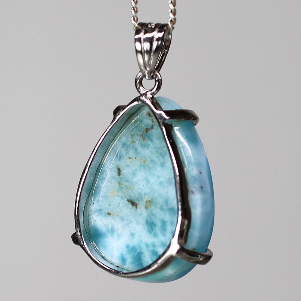 特別価格/高品質]ラリマーペンダントトップ（シルバー925） - 埼玉県