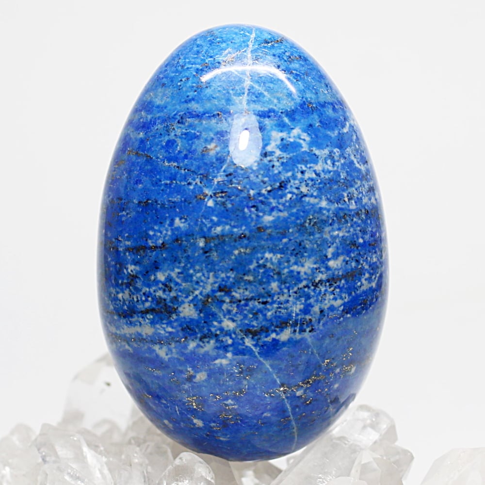 特別価格/高品質]アフガニスタン産ラピスラズリエッグシェイプ - 埼玉