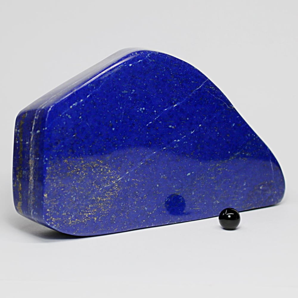 トップクォリティ]アフガニスタン産ラピスラズリ磨き原石/フリー