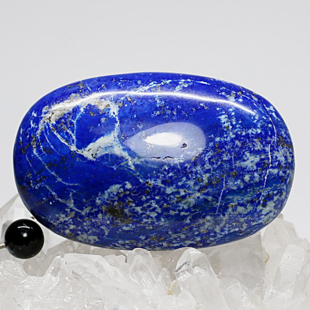 高品質]アフガニスタン産ラピスラズリ磨き原石/タンブルフォーム（置物