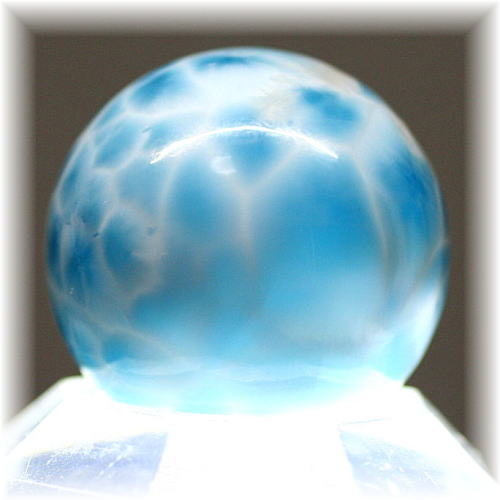 高品質・ドミニカ産]ラリマー丸玉/スフィア - 埼玉県吉川市の天然石