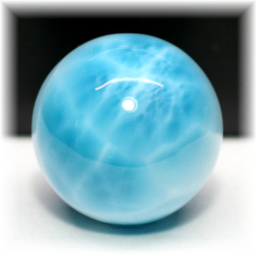 高品質・ドミニカ産]ラリマー丸玉/スフィア - 埼玉県吉川市の天然石