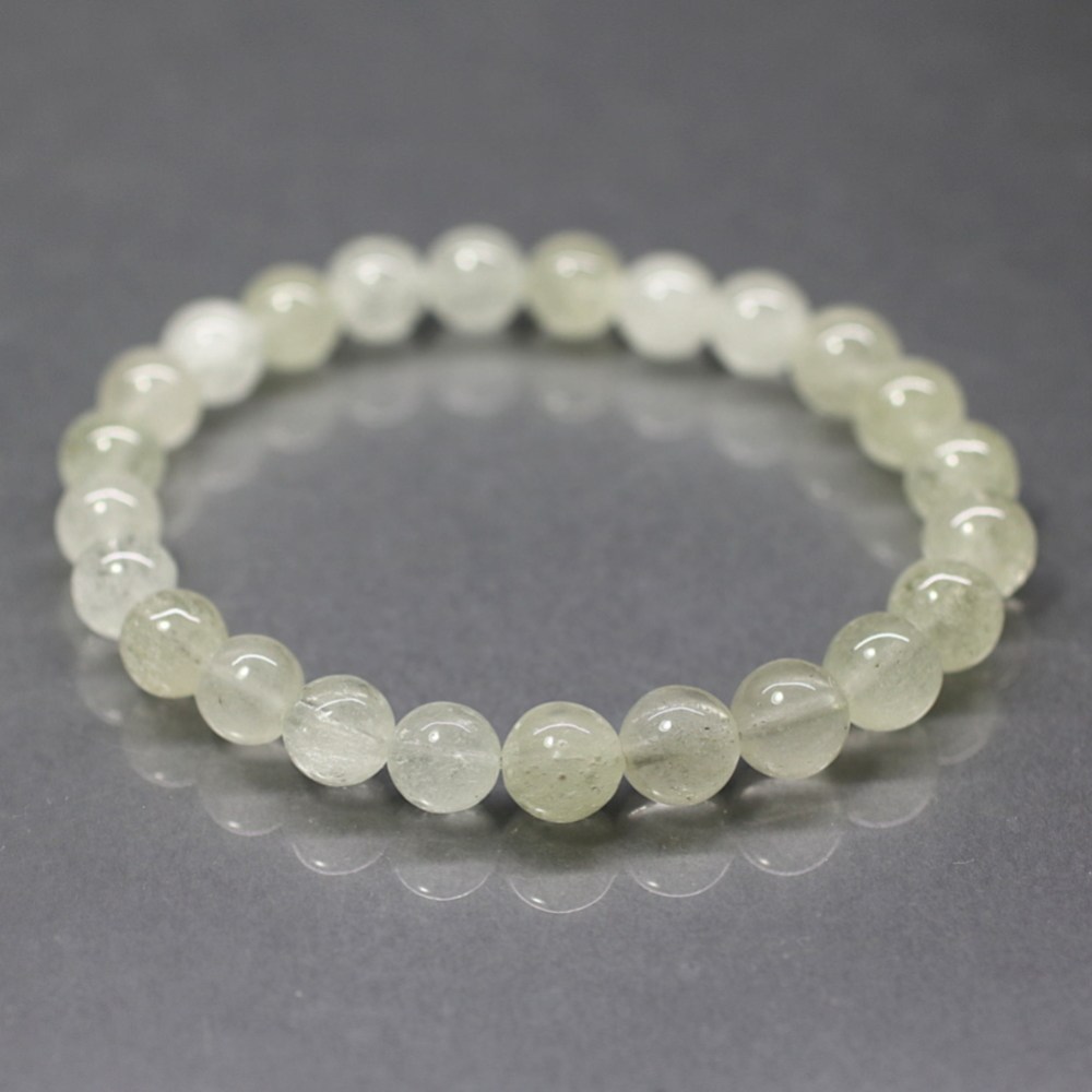 特別価格/3A]天然リビアングラスブレスレット/特別価格（約7mm玉