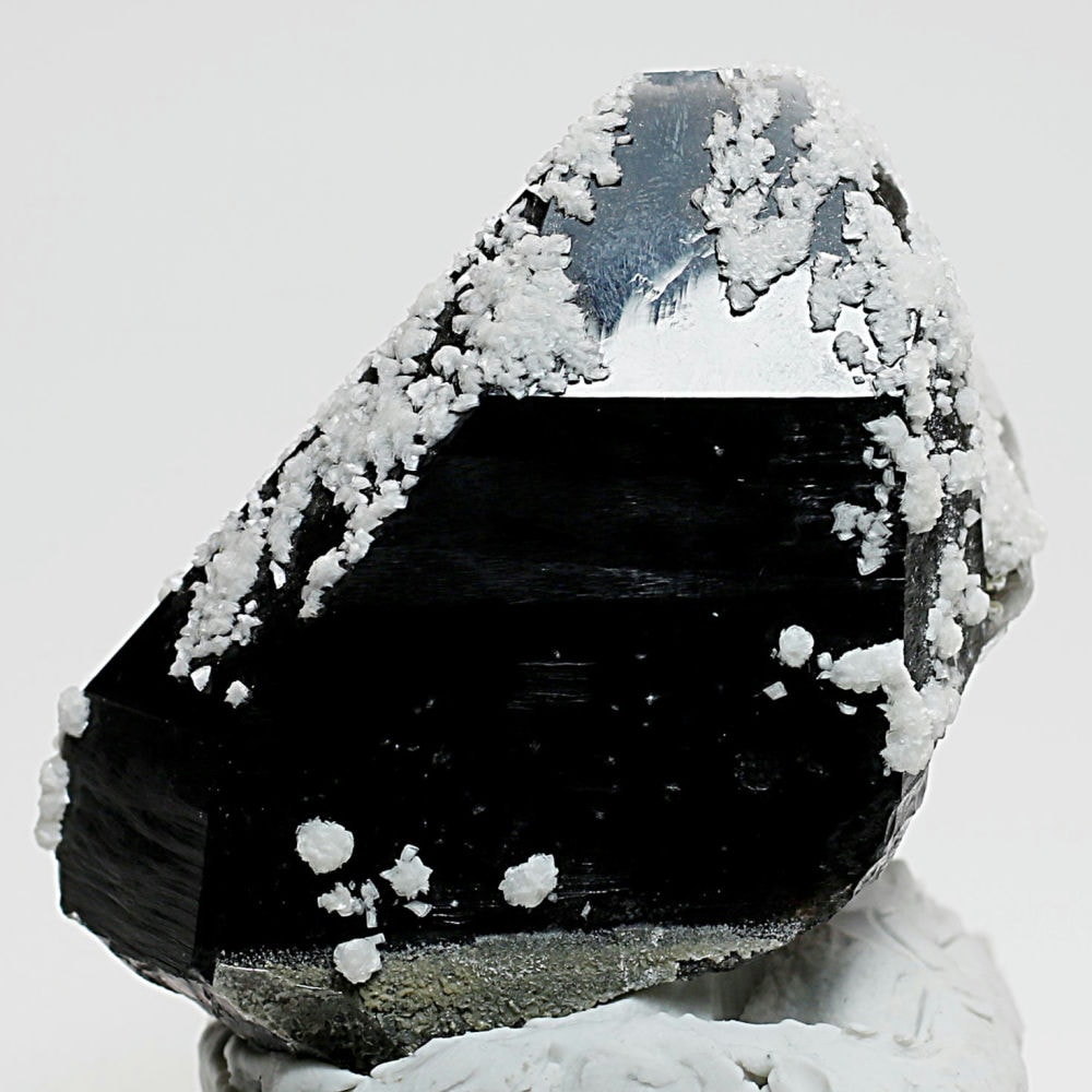 山東省産]フラワーカルサイトオンモリオン原石（天然黒水晶ナチュラル