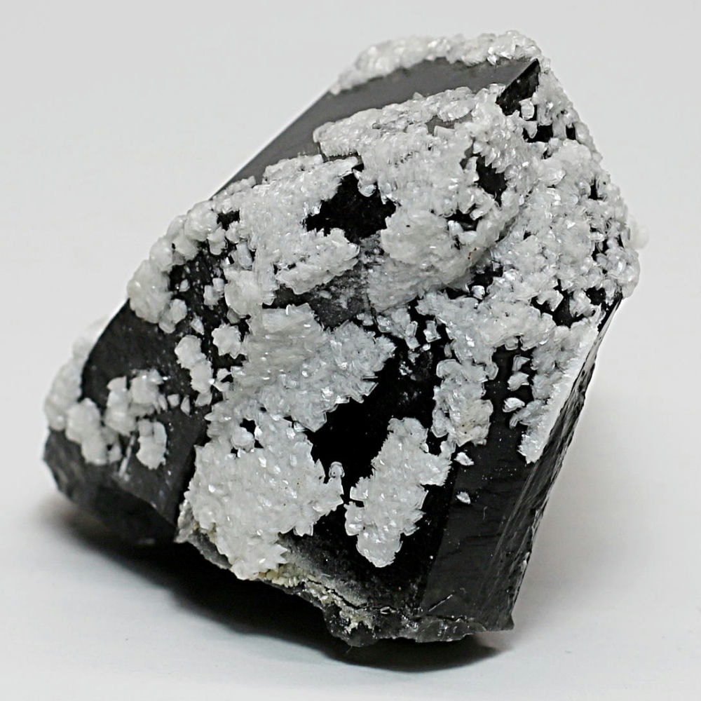 山東省産]フラワーカルサイトオンモリオン原石（天然黒水晶ナチュラル