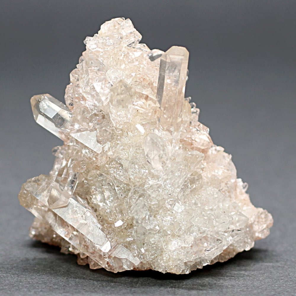 高品質]インド/マニカラン産ヒマラヤ水晶クラスター/原石小さめサイズ