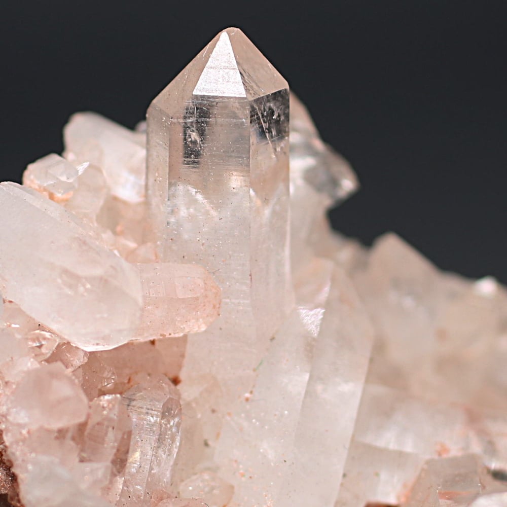 高品質]インド/マニカラン産ヒマラヤ水晶クラスター/原石小さめサイズ