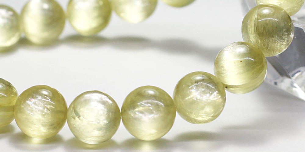 トップクォリティ]ゴールデンマイカブレスレット（約10mm玉） - 埼玉県