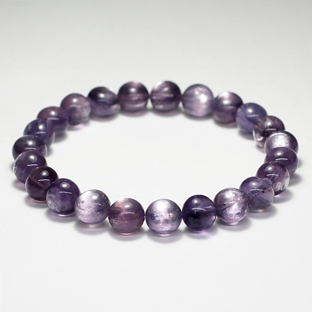 トップクォリティ]パープルマイカブレスレット（約8mm玉） - 埼玉県