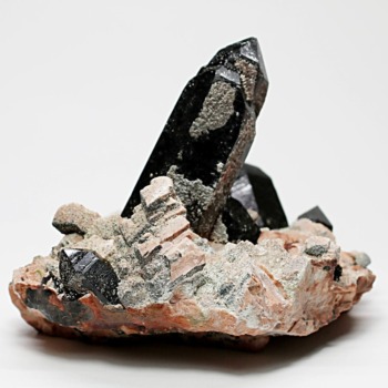 モリオン（黒水晶）クラスター（未加工原石、群晶） - 埼玉県吉川市の