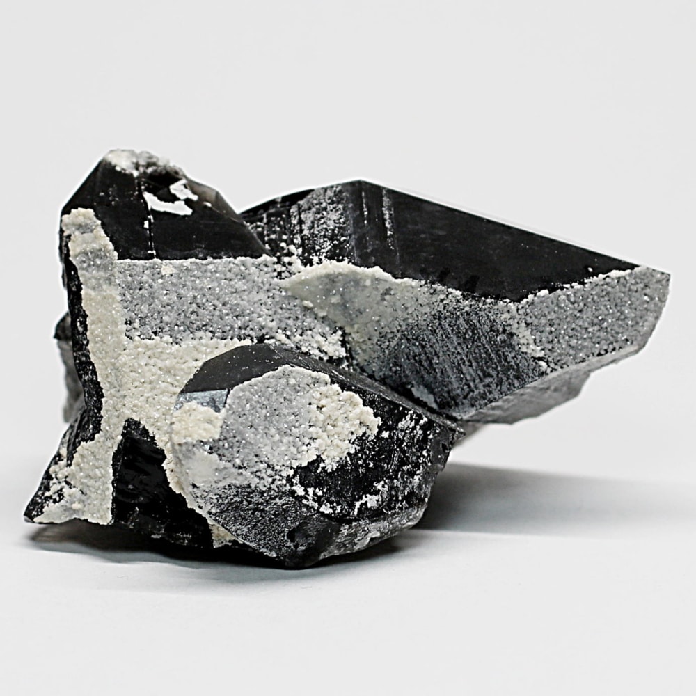 山東省産]天然モリオン原石（黒水晶クラスター） - 埼玉県吉川市の