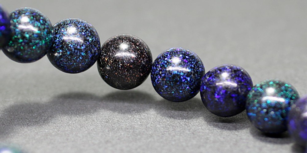 ハイグレード！！ブラックマトリックスオパールブレス約9.3㎜（新品