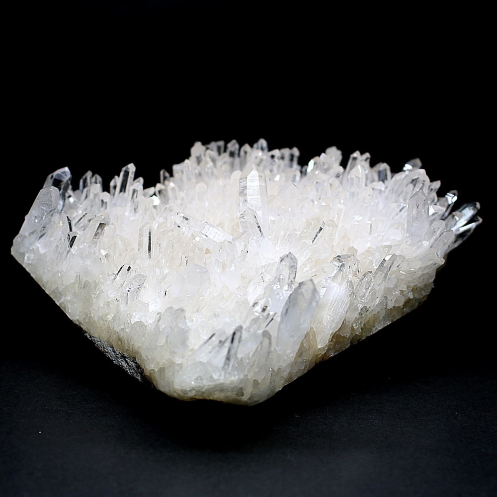 中国/四川省産]水晶クラスター/原石（専用木製台座付） - 埼玉県吉川市