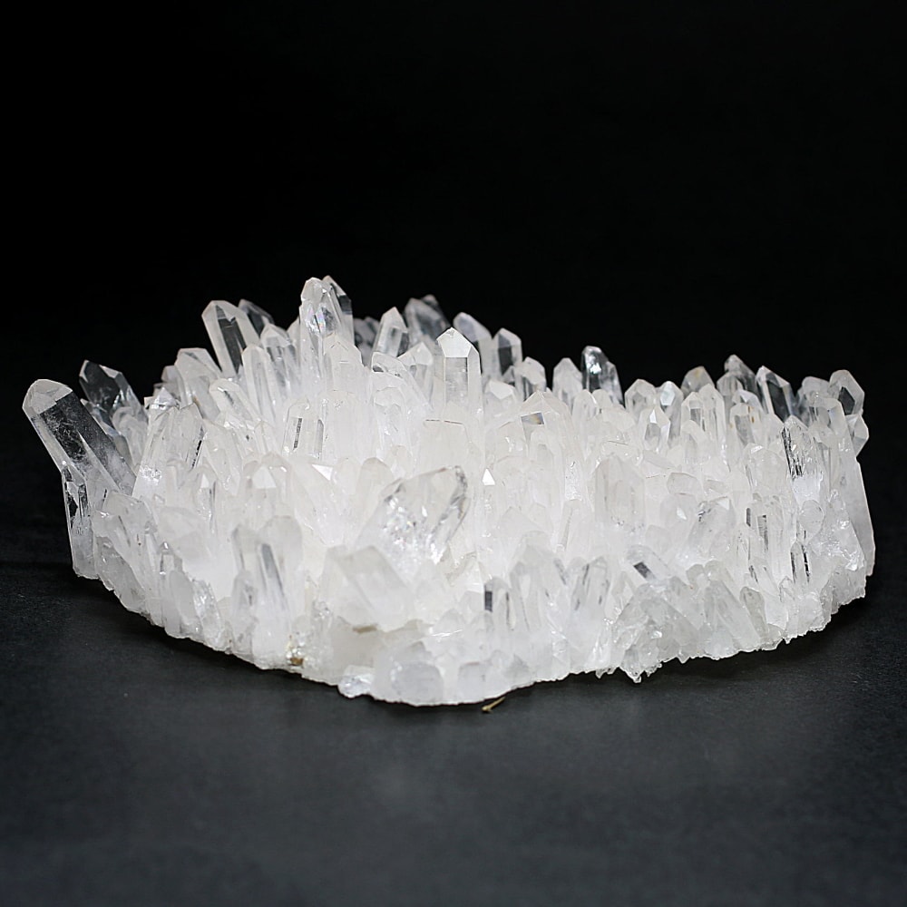 中国/四川省産]水晶クラスター/原石（専用木製台座付） - 埼玉県吉川市