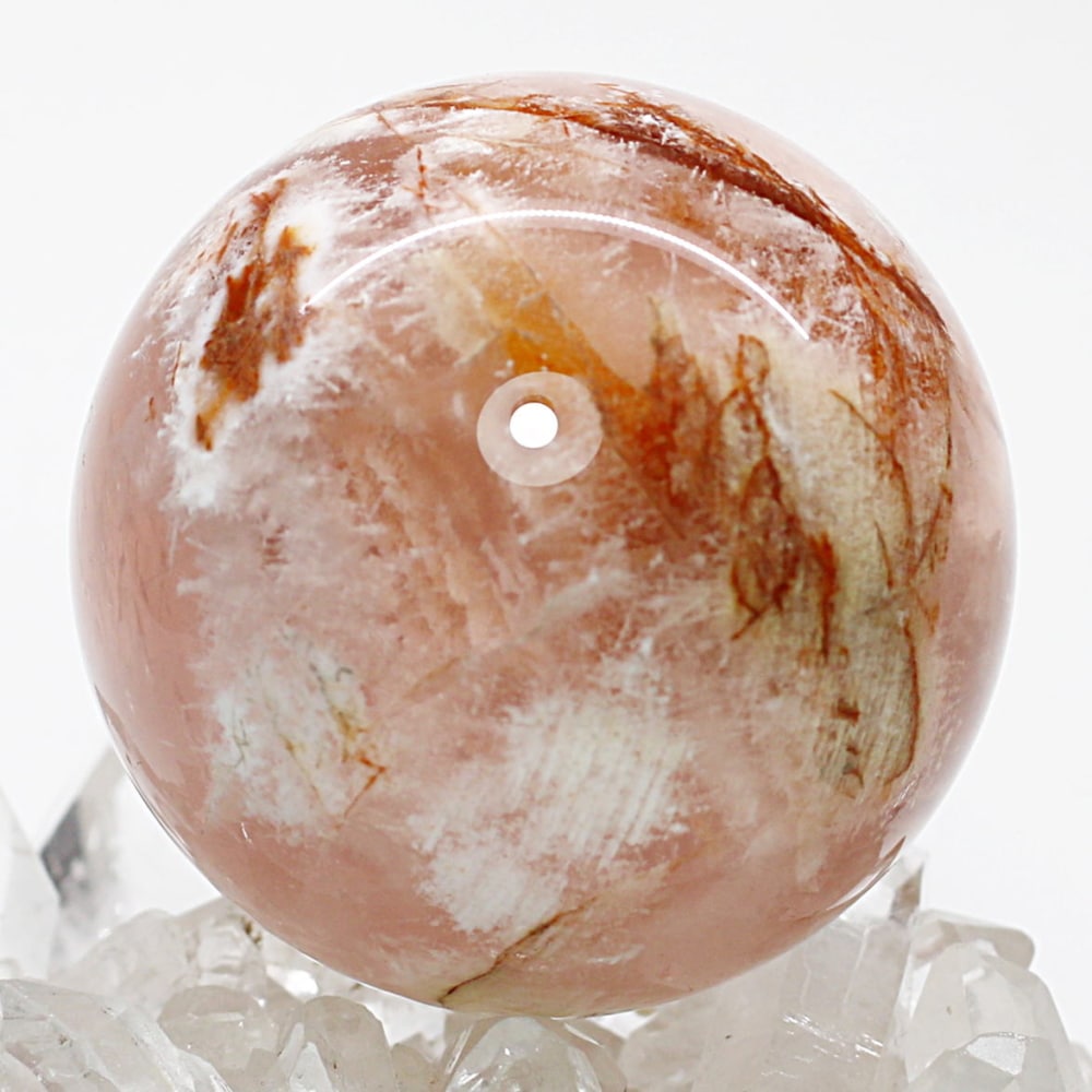 ゼリースターローズクォーツスフィア 約67ミリ ゼリースターローズ
