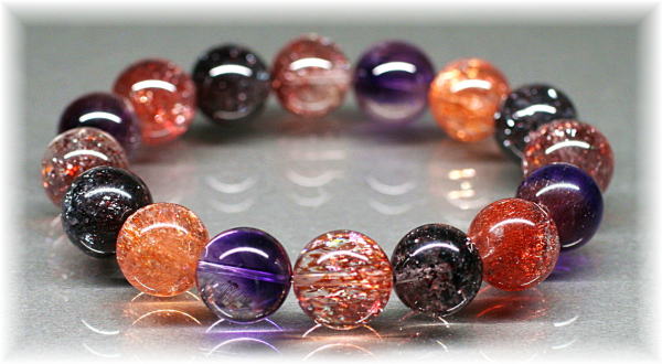 最高品質]スーパーセブンブレスレット（約13mm玉） - 埼玉県吉川市の