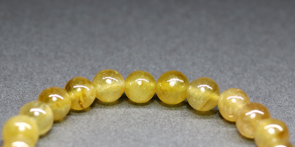 ☆(のん！)大粒！クリアマルチイエローサファイアカット9.5ミリ珠